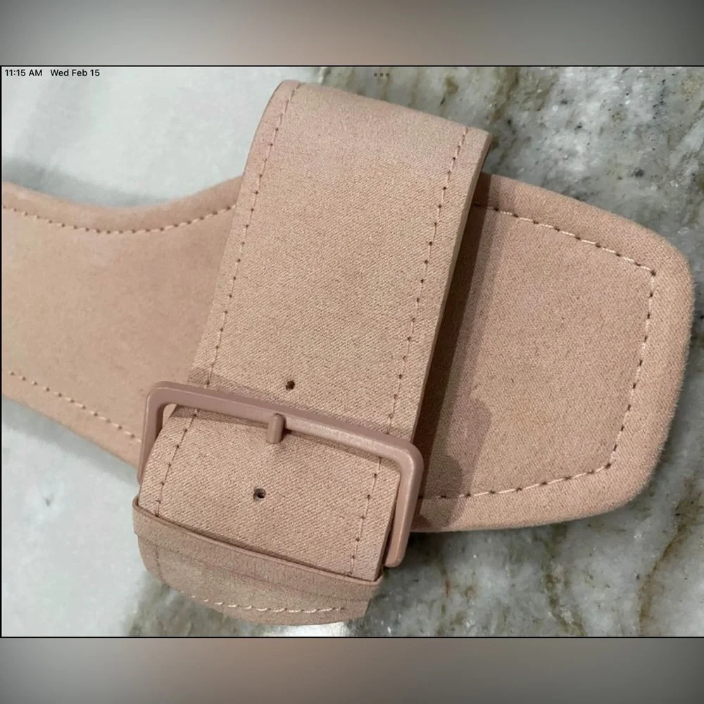 Bershka blush color flats size 39/ 8-8.5 NEW - Picture 2 of 3